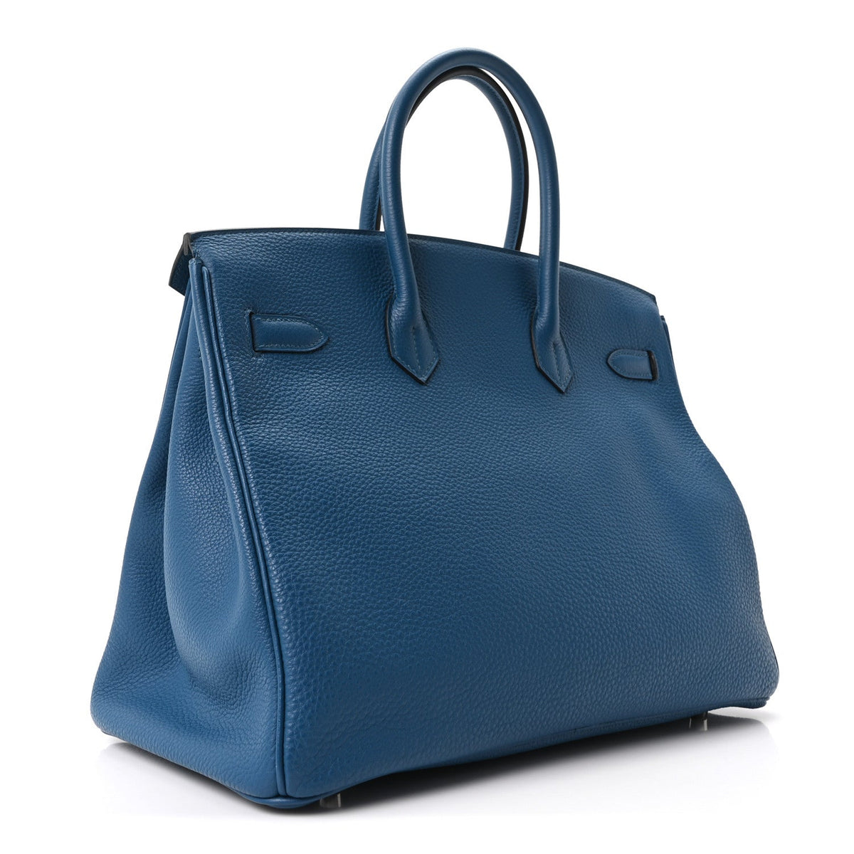 Togo Birkin 35 Bleu Izmir Handbag