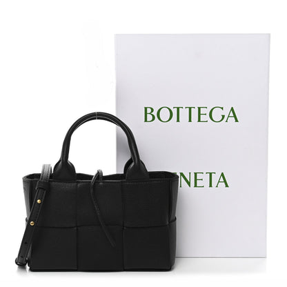 Mini Calfskin Tote Bag - Black