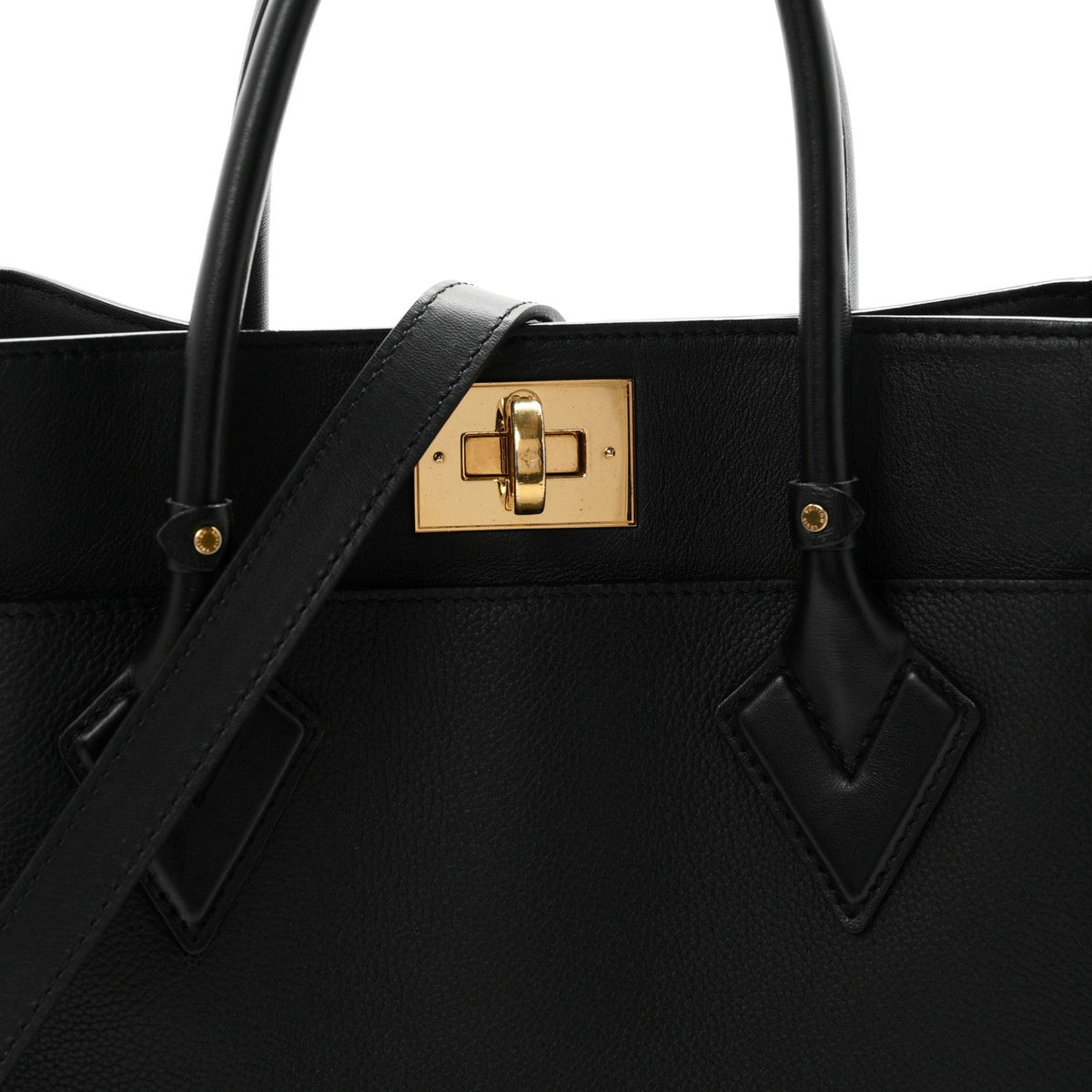 Calfskin Handbag - Black