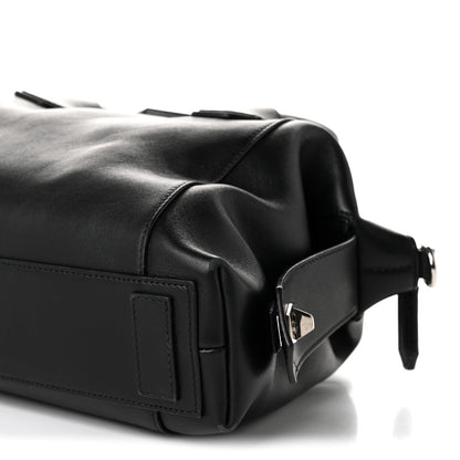 Small Calfskin Handbag - Black
