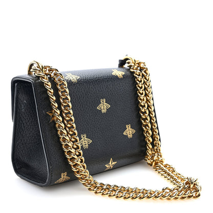 Small Calfskin Shoulder Bag - Black