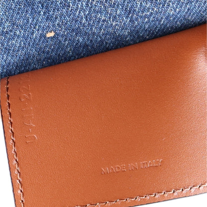 Large Calfskin Tote Bag - Blue