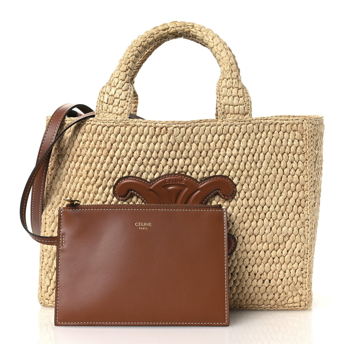 Small Calfskin Handbag - Tan