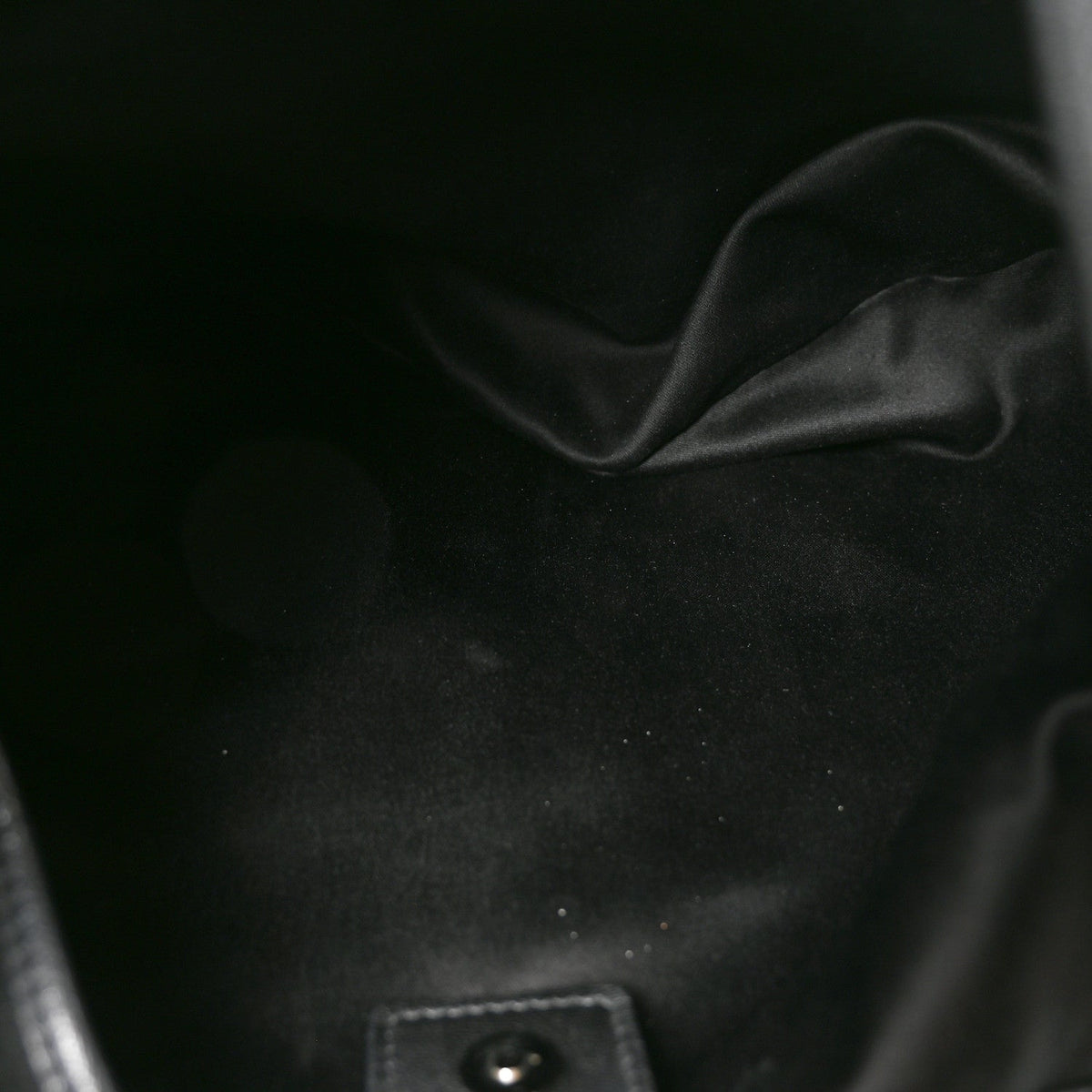 Suede Hobo Bag - Black