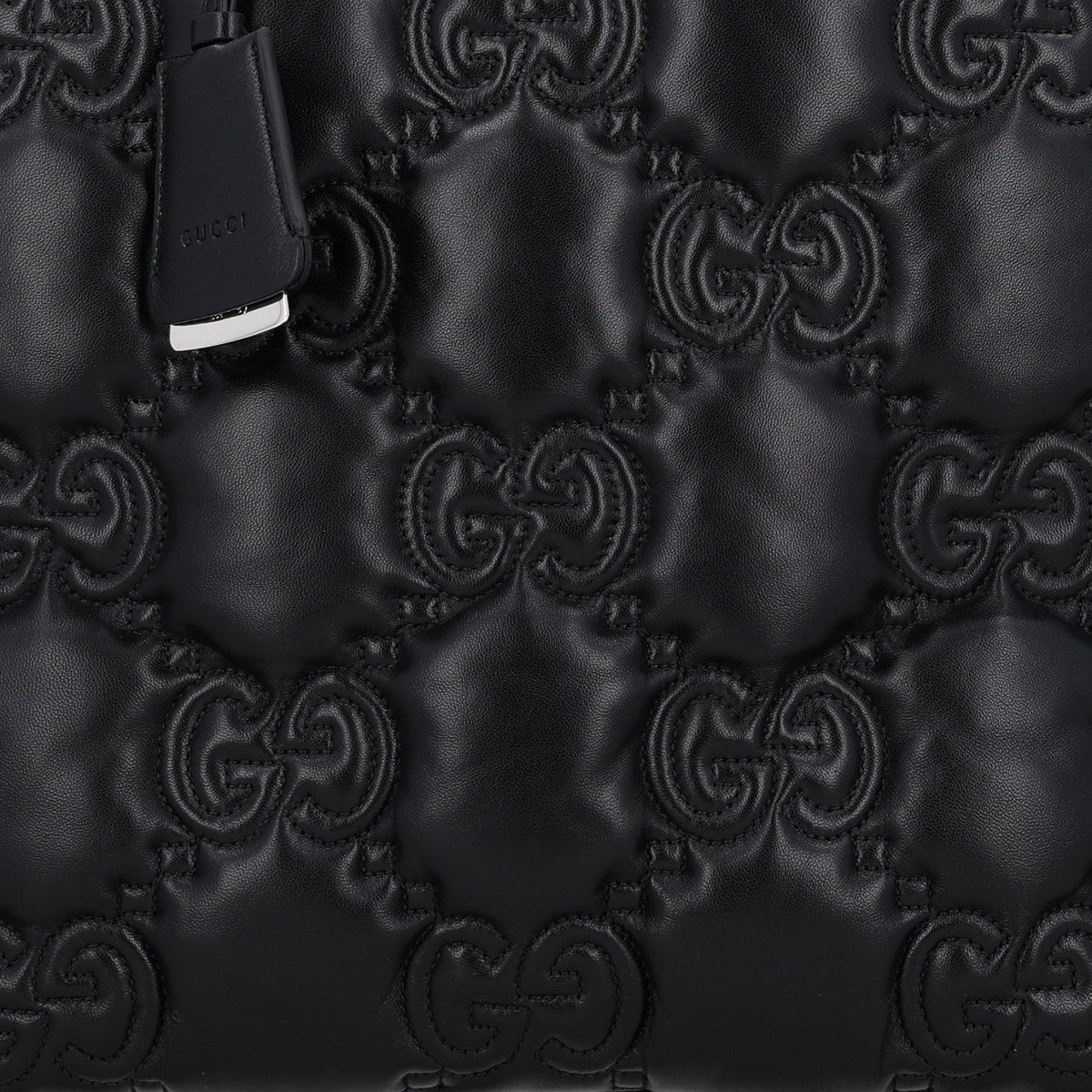Large Calfskin Tote Bag - Black
