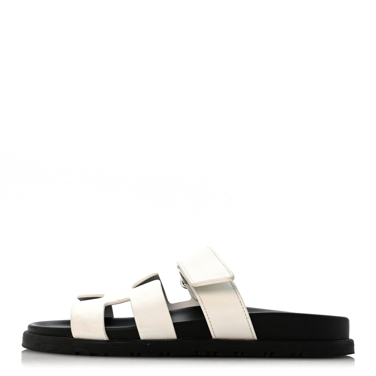 Calfskin Chypre Sandals White