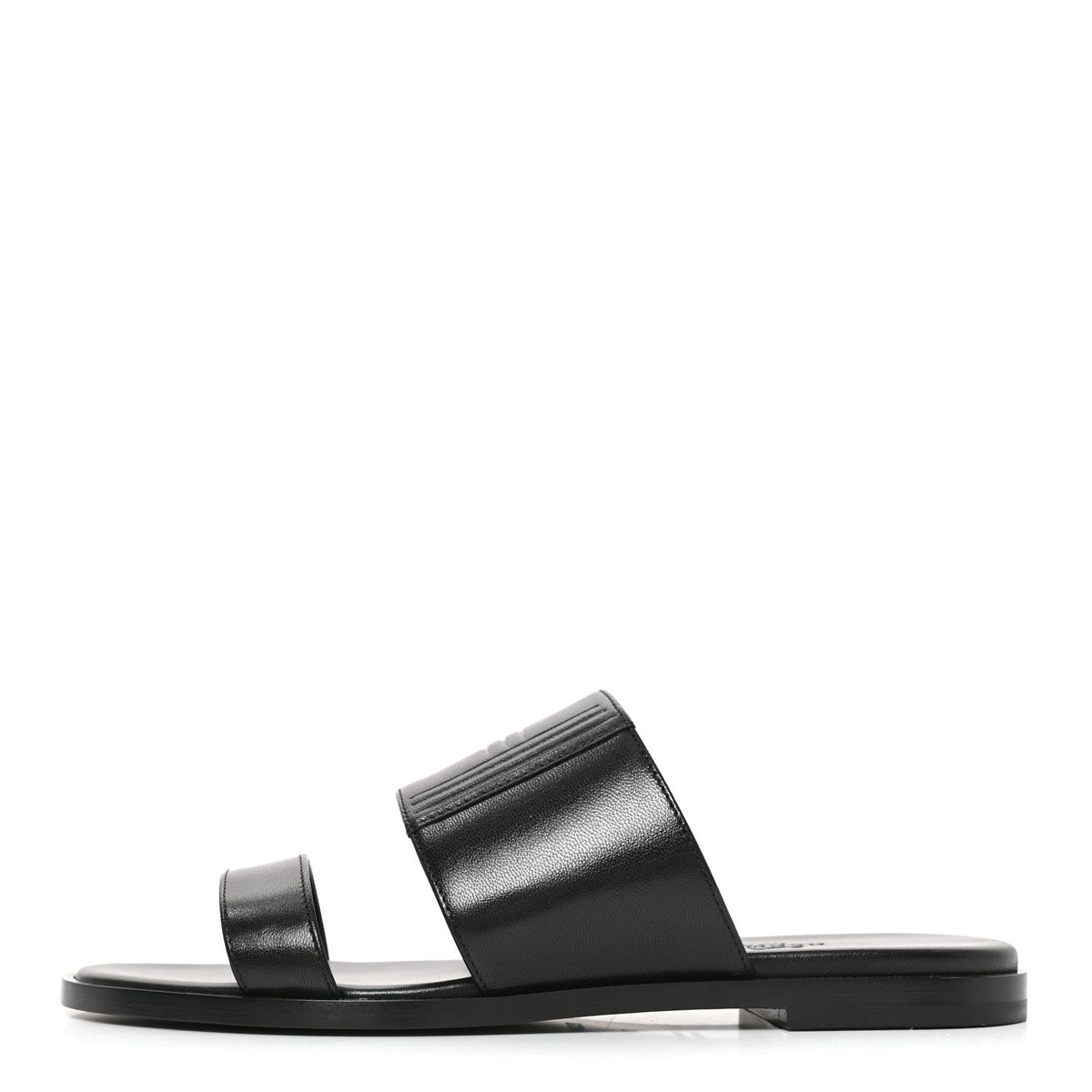 Calfskin Mona Sandals Black