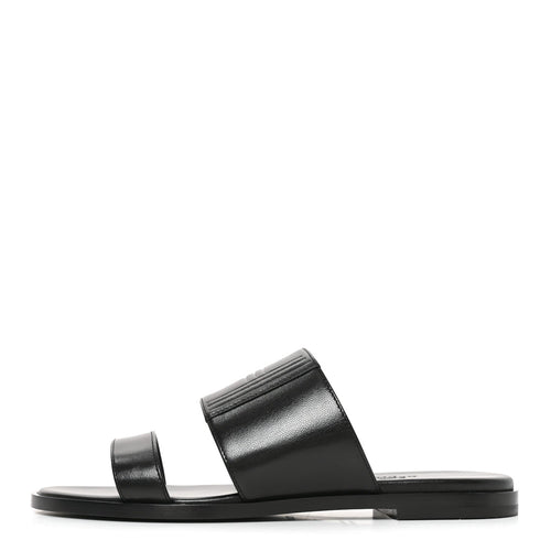 Calfskin Mona Sandals Black