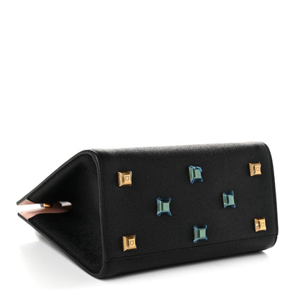 Small Calfskin Handbag - Black