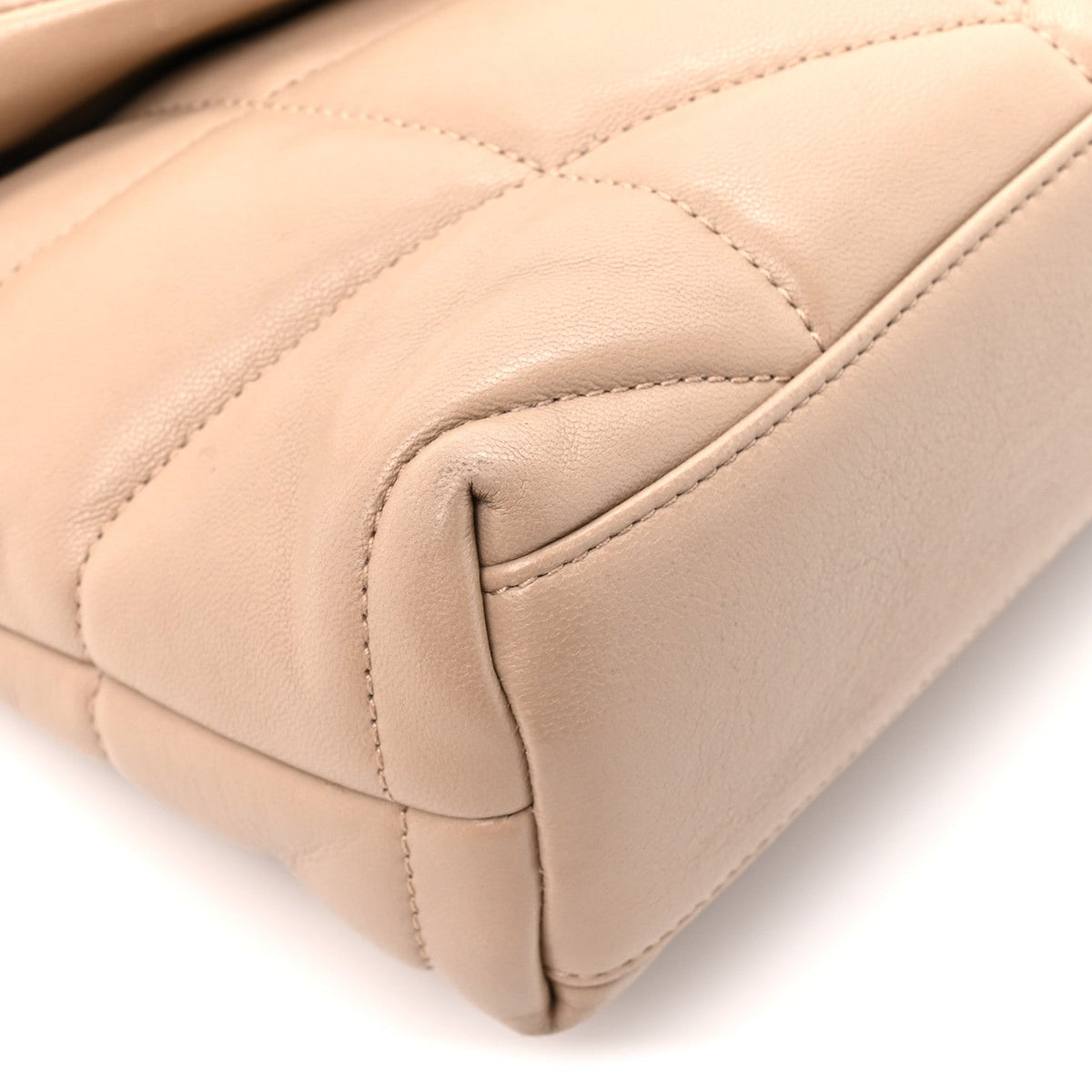 Quilted Lambskin Satchel Bag