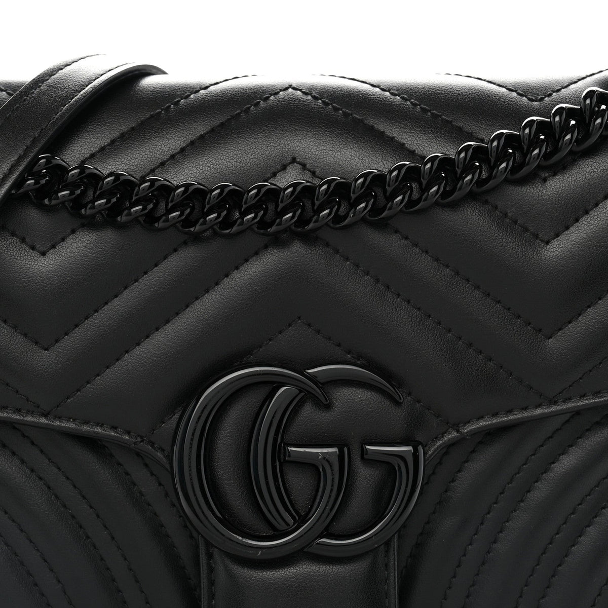 Small Calfskin Shoulder Bag - Black
