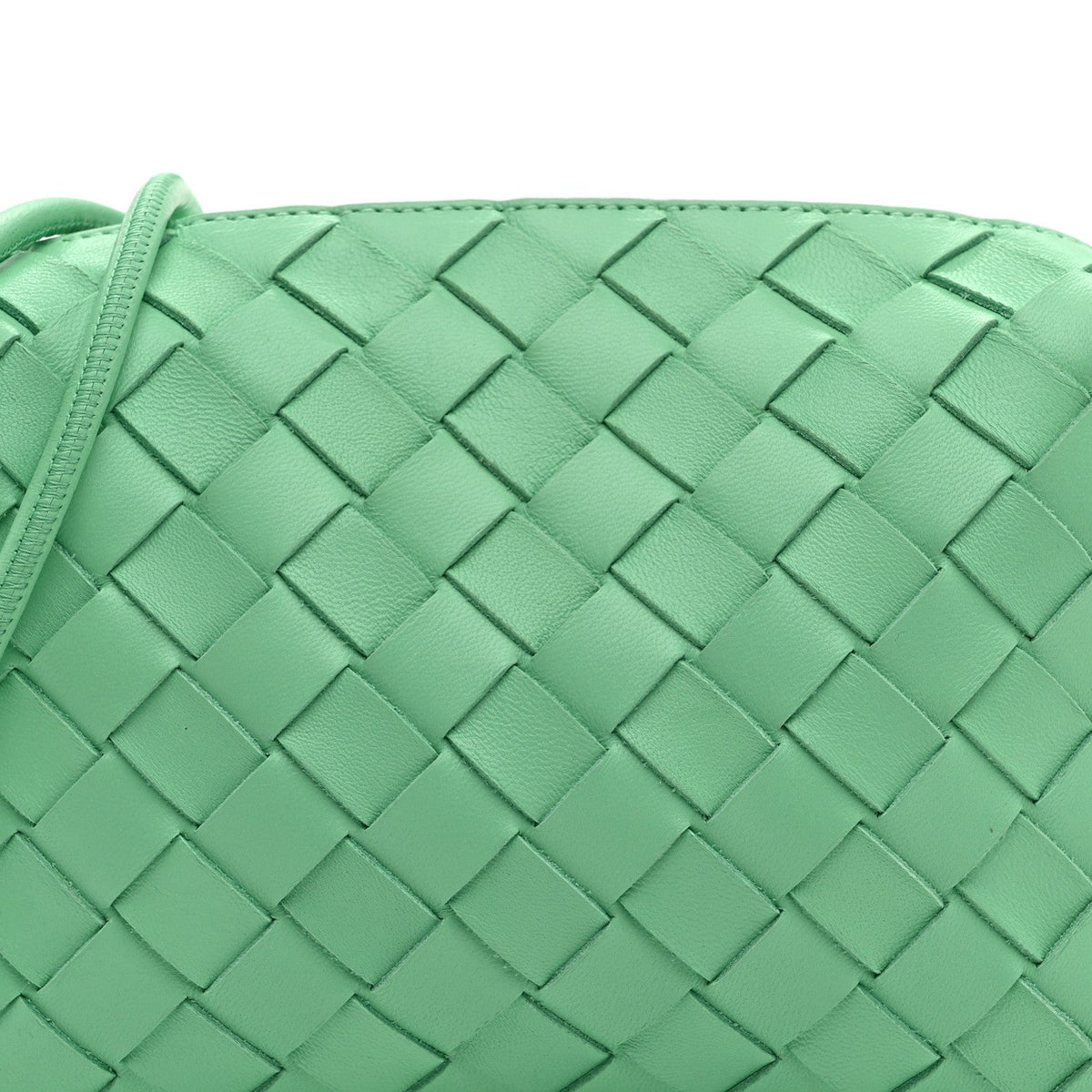 Mini Nappa Crossbody Bag - Fountain