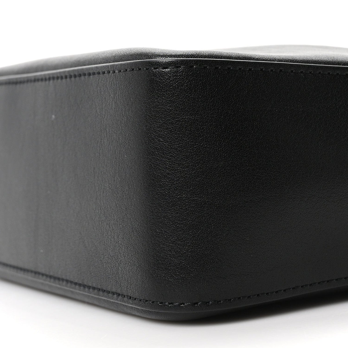 Small Calfskin Bucket Bag - Black