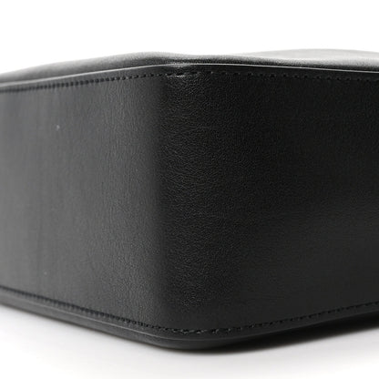 Small Calfskin Bucket Bag - Black