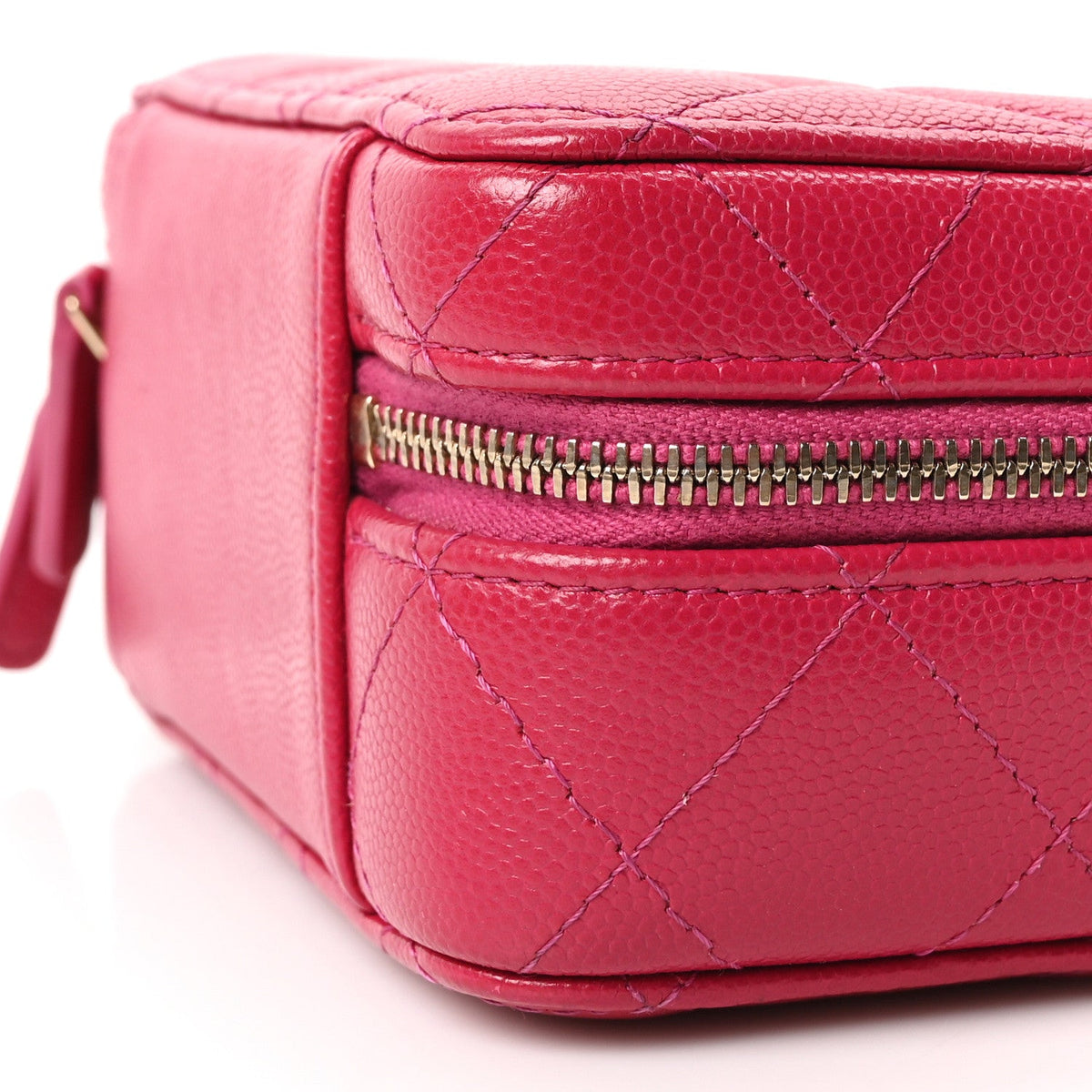 Quilted Caviar Clutch Bag