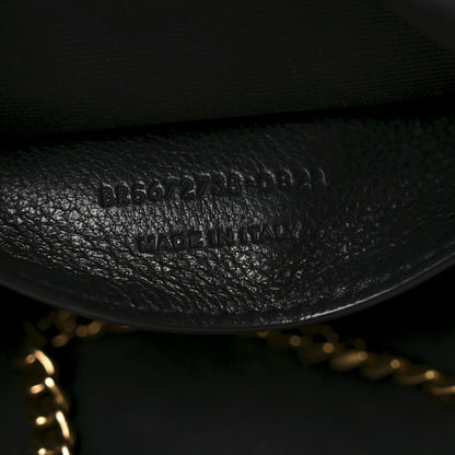 Mini Quilted Lambskin Handbag - Black