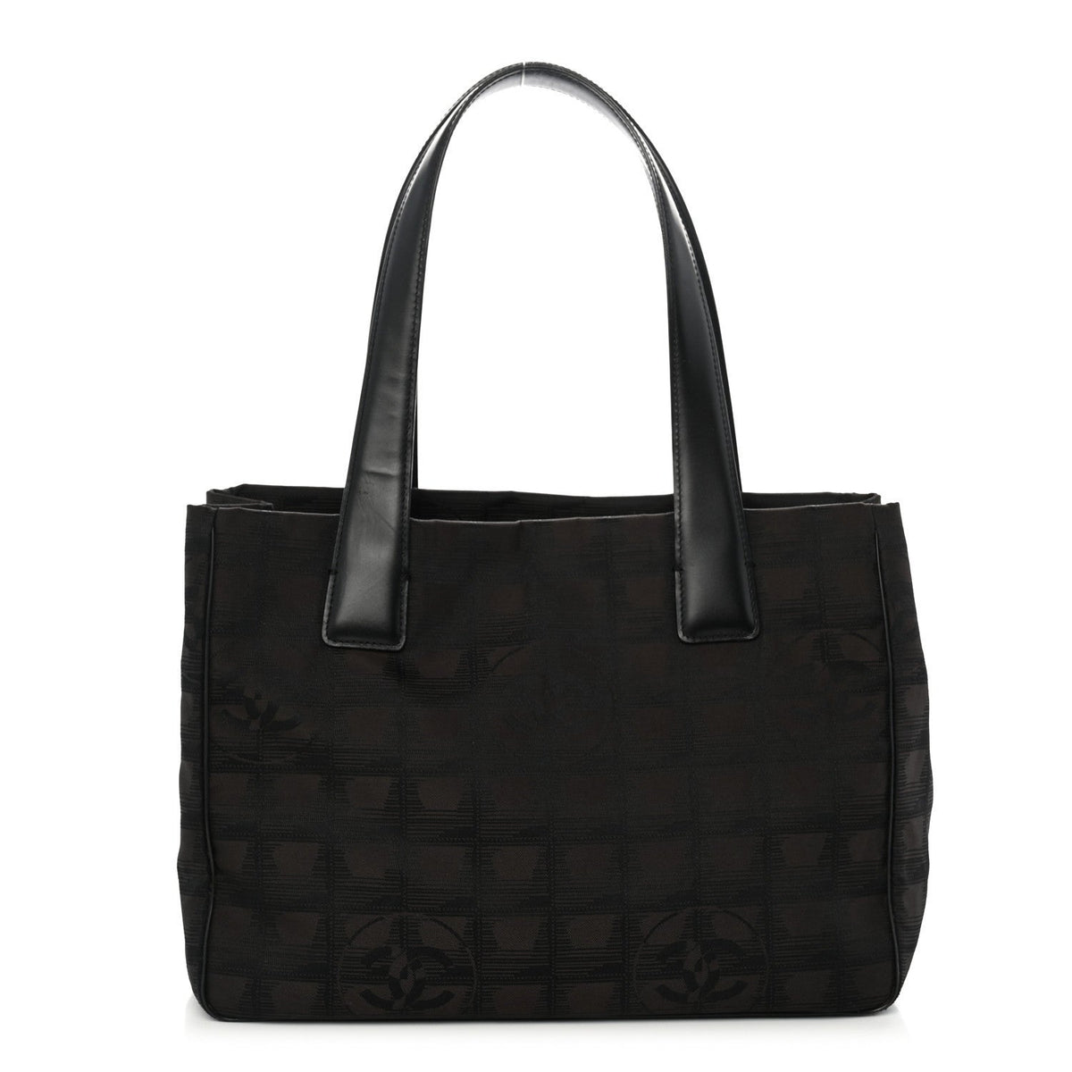Small Nylon Tote Bag - Brown