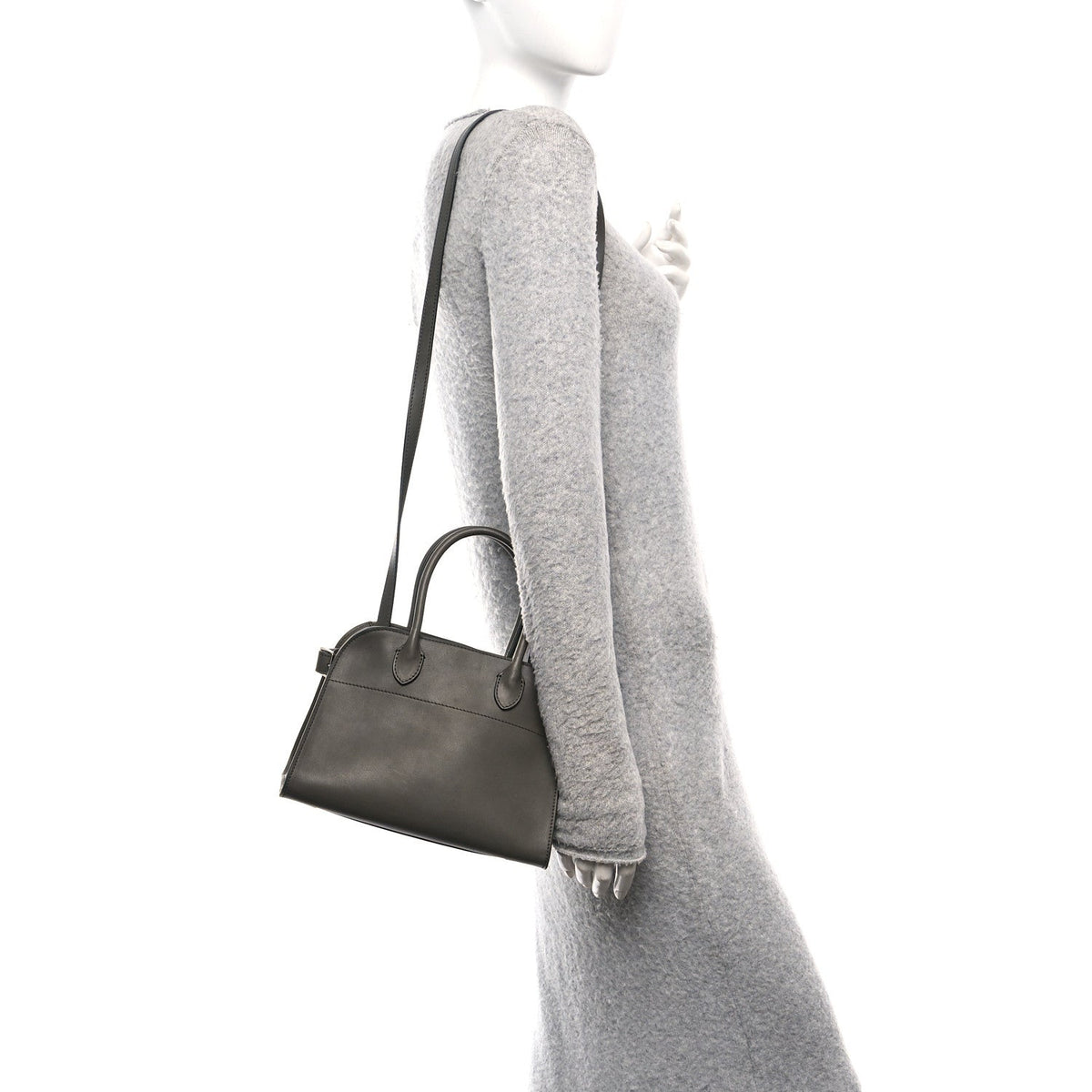 Calfskin Handbag - Grey