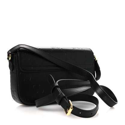 Mini Calfskin Shoulder Bag - Black