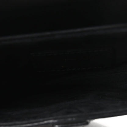 Mini Calfskin Handbag - Black