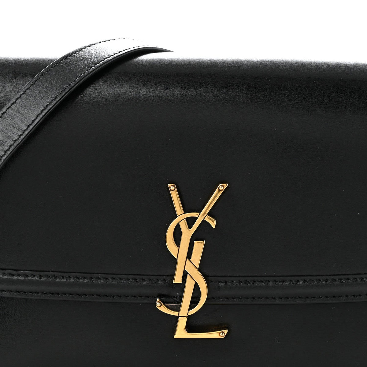 Small Calfskin Satchel Bag - Black