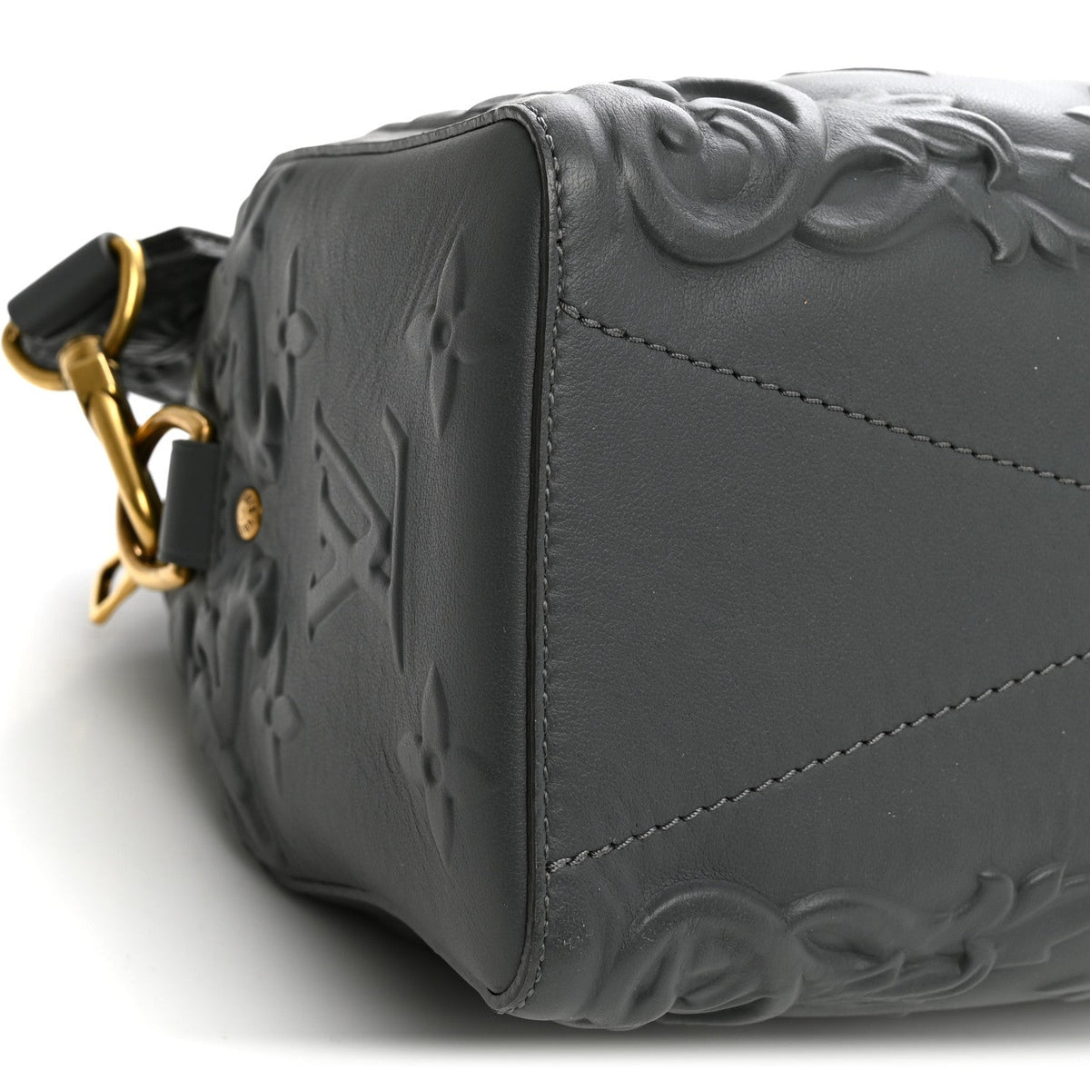 Calfskin Duffel Bag - Grey