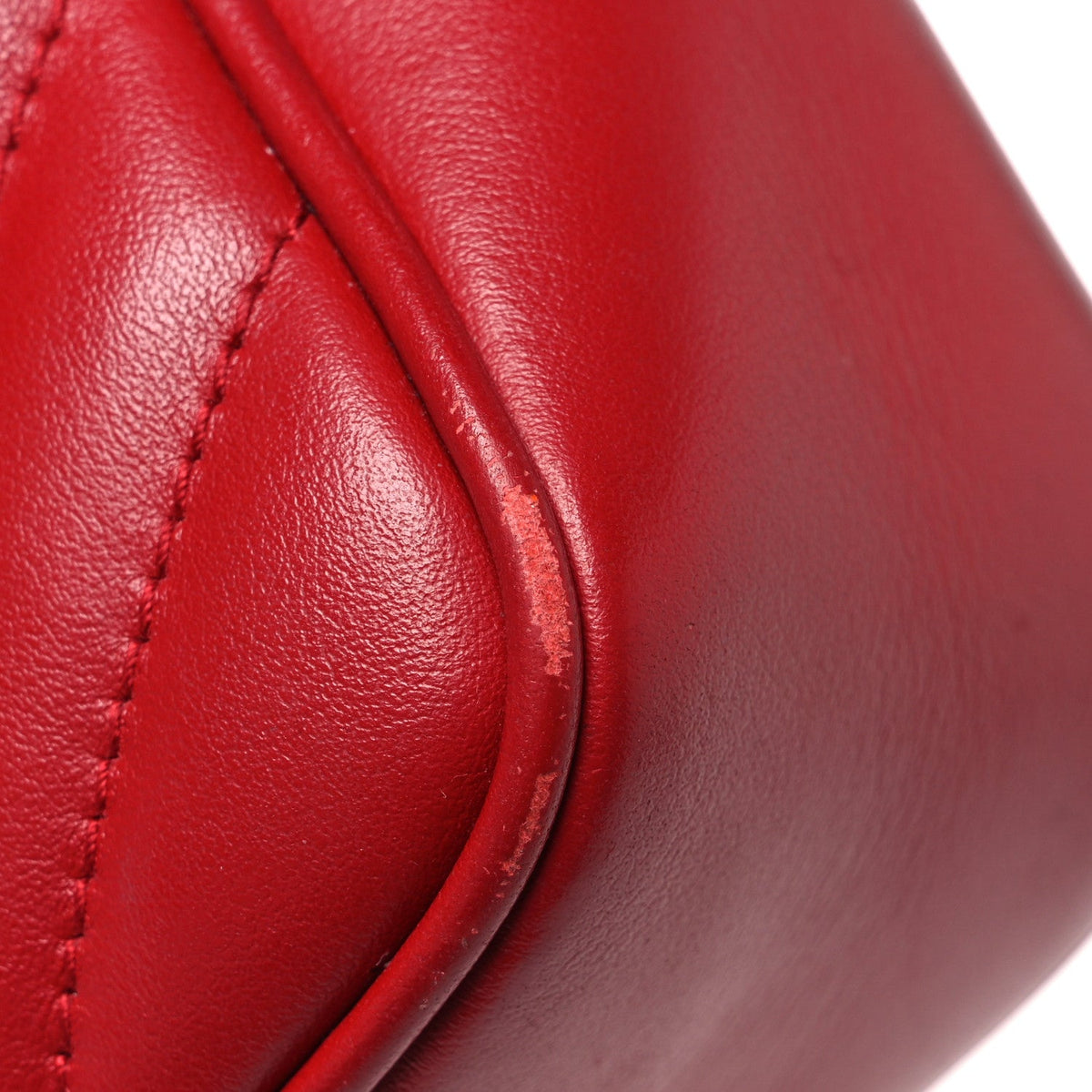 Calfskin Crossbody Bag - Red