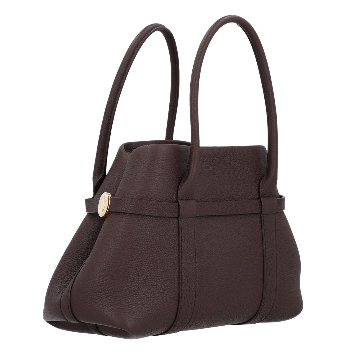 Small Calfskin Tote Bag - Brown