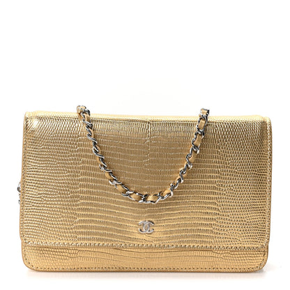 Calfskin Wallet Bag - Gold