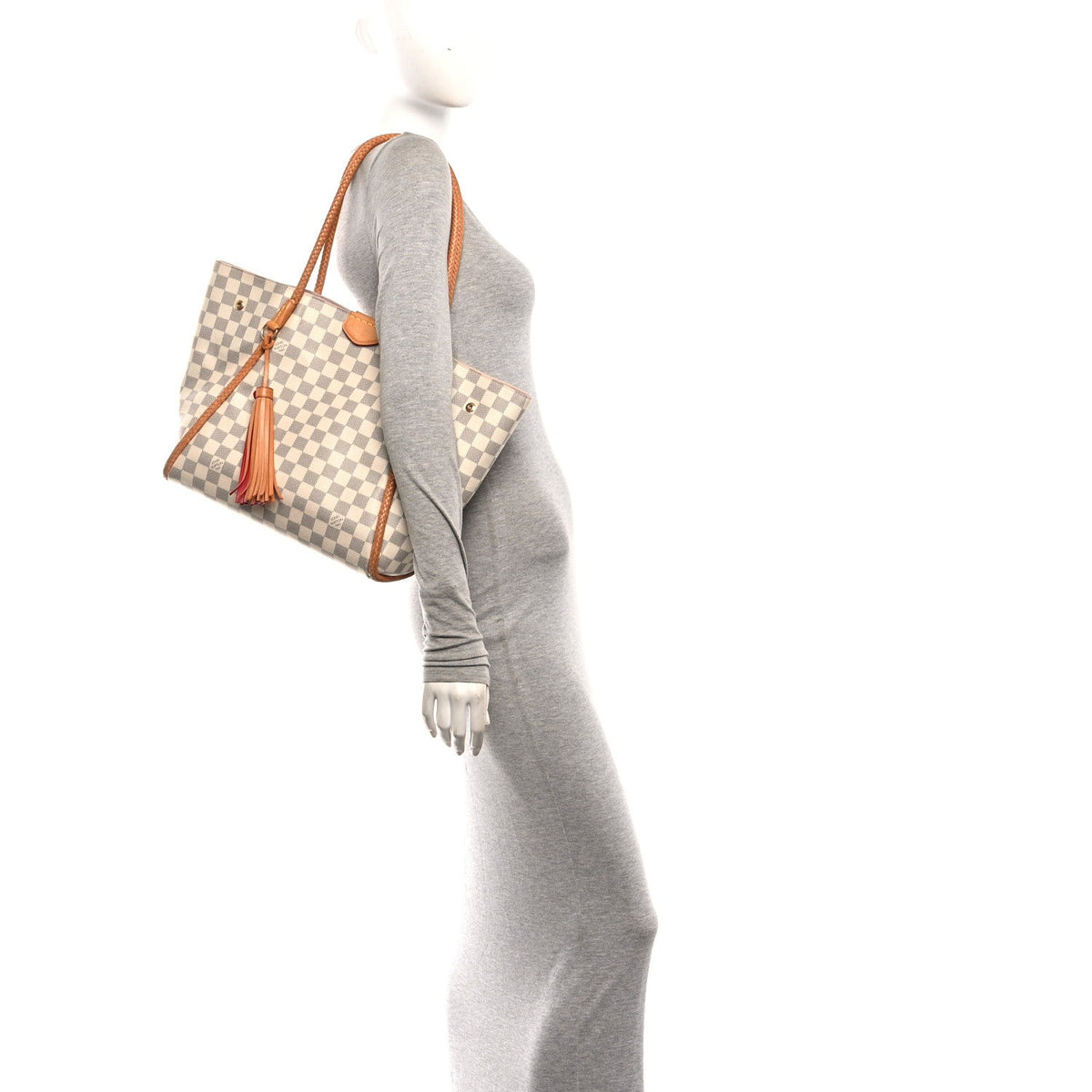 Damier Azur Propriano Rose Ballerine Handbag