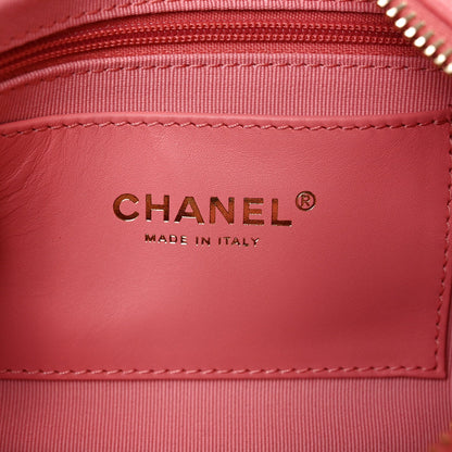Quilted Lambskin Hobo Bag - Pink