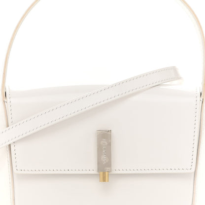 Mini Calfskin Shoulder Bag - White