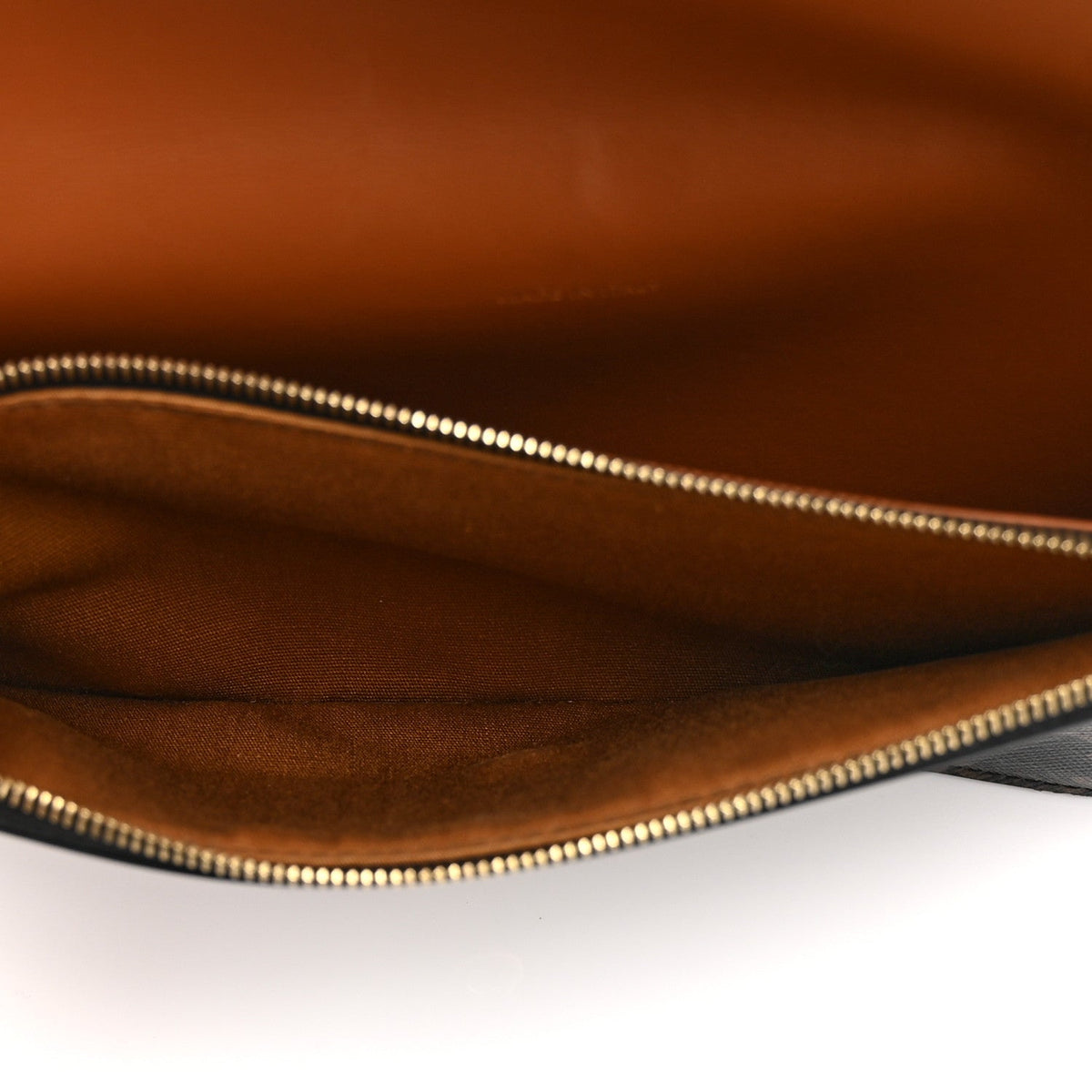 Lambskin Canvas Wallet Bag - Tan