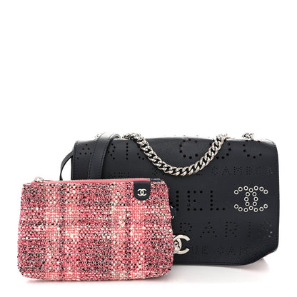 Calfskin Flap Shoulder Bag