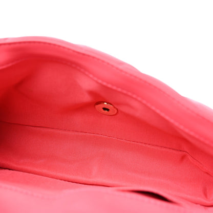 Medium Quilted Calfskin Flap Shoulder Bag - Pink