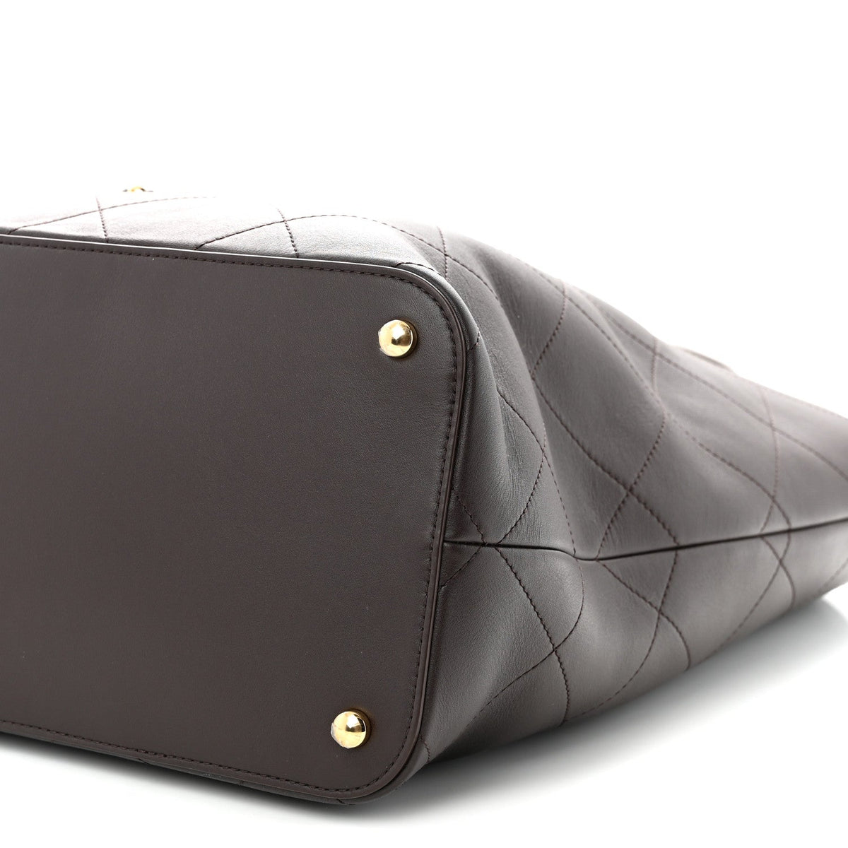 Maxi Calfskin Handbag - Brown