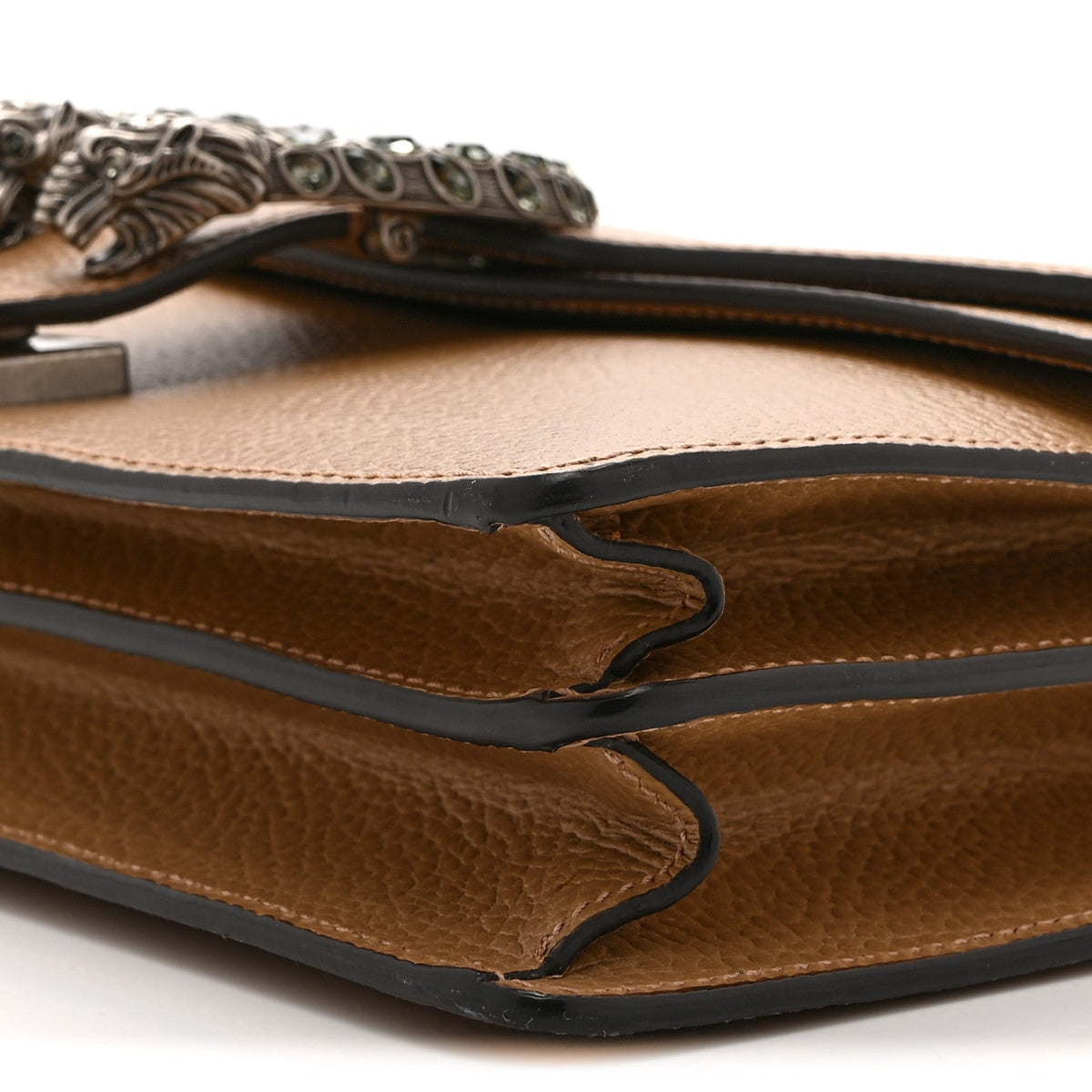 Small Calfskin Shoulder Bag - Natural