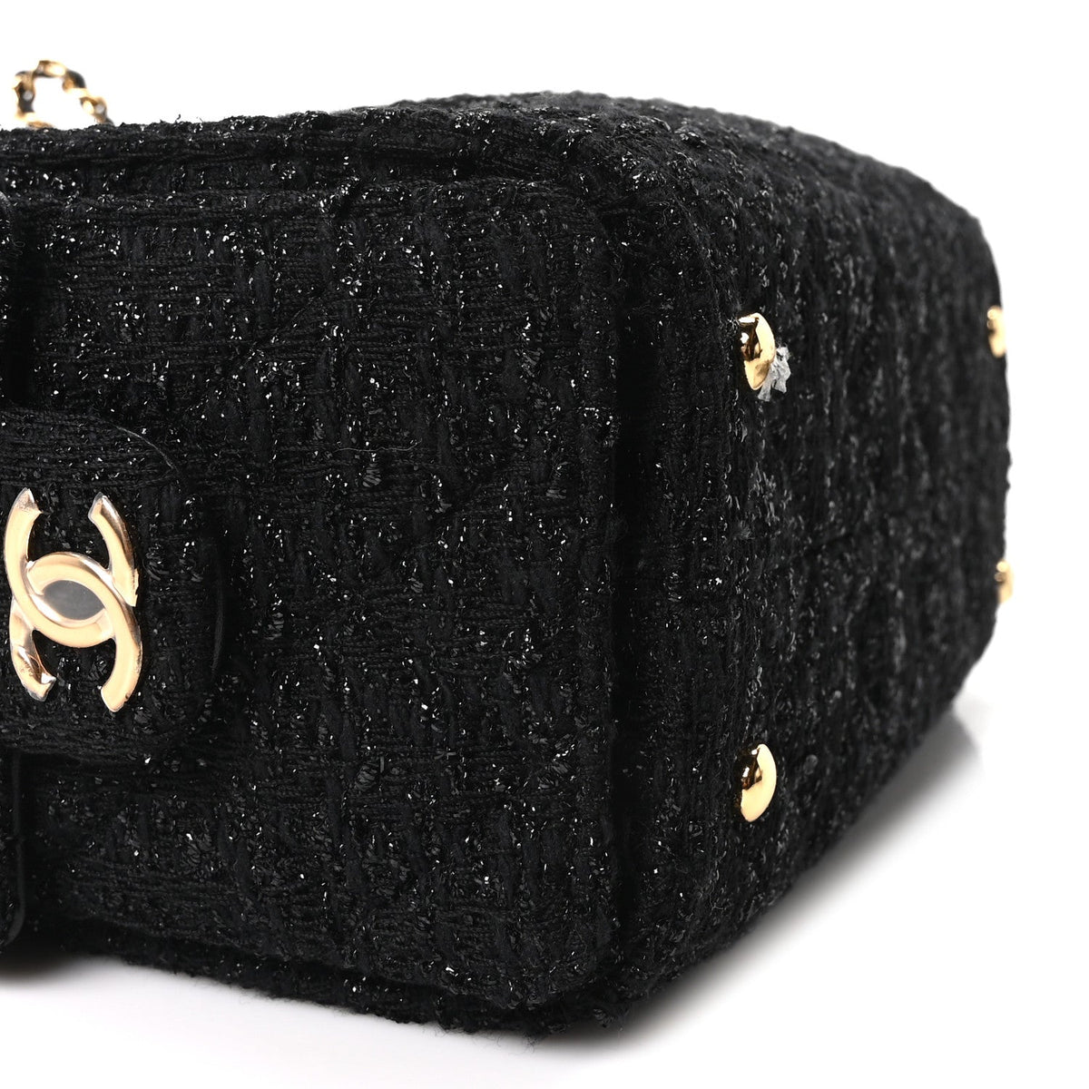 Mini Quilted Handbag - Black