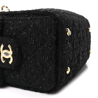 Mini Quilted Handbag - Black