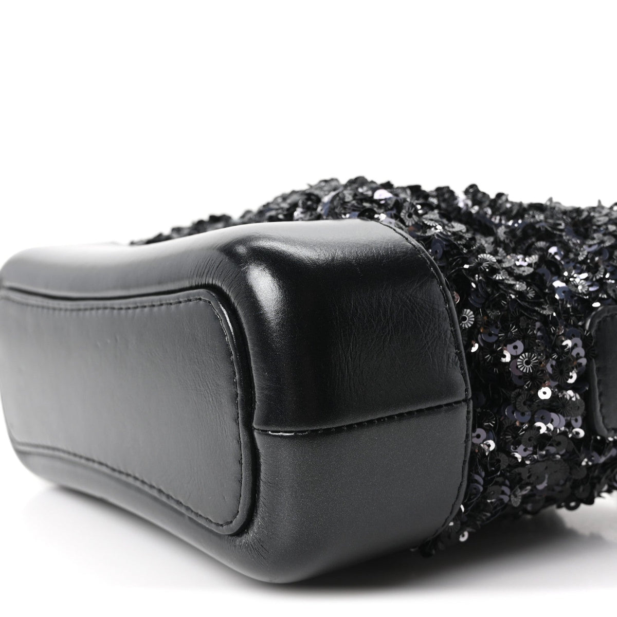 Small Calfskin Hobo Bag - Black