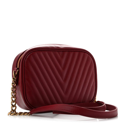Calfskin Crossbody Bag - Red