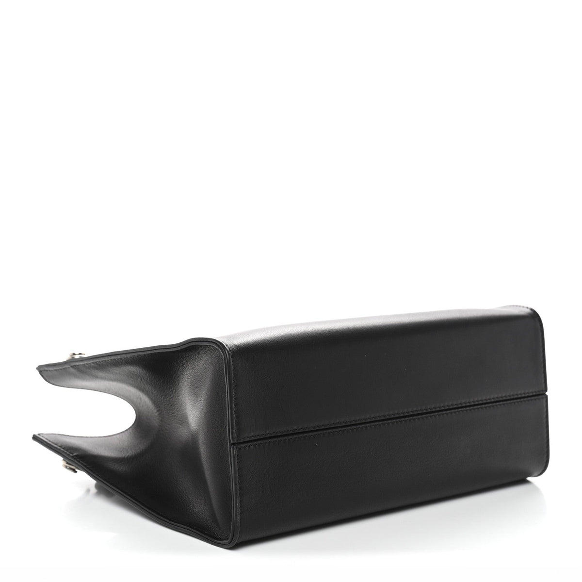 Small Calfskin Handbag - Black