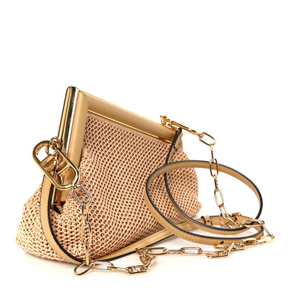 Small Nappa Handbag - Natural