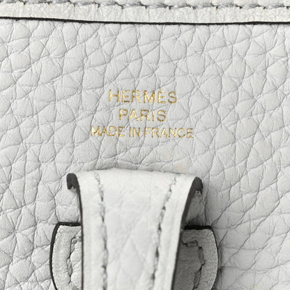Taurillon Clemence Evelyne Tpm Bleu Pale Handbag