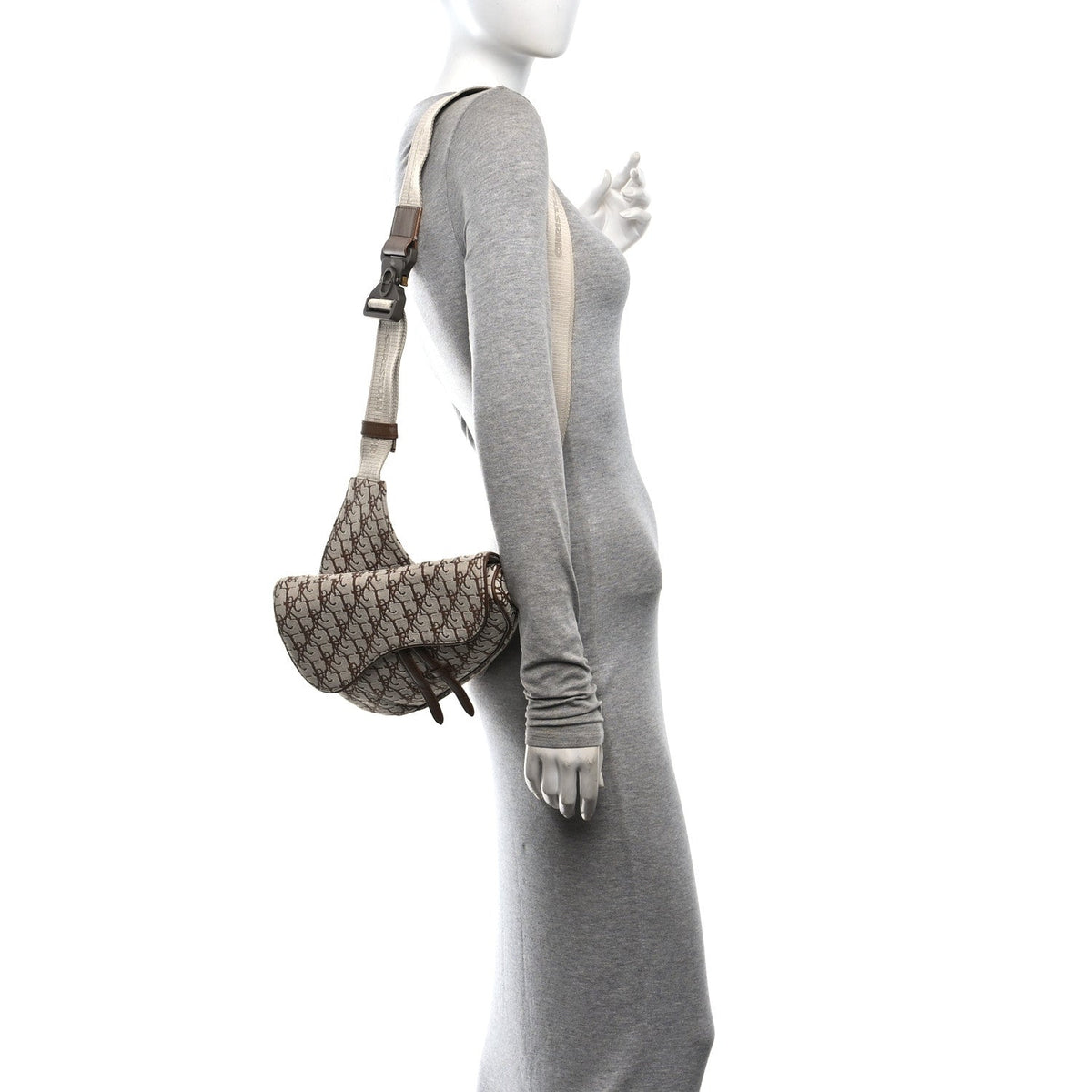 X Cactus Jack Oblique Saddle Bag Coffee Handbag