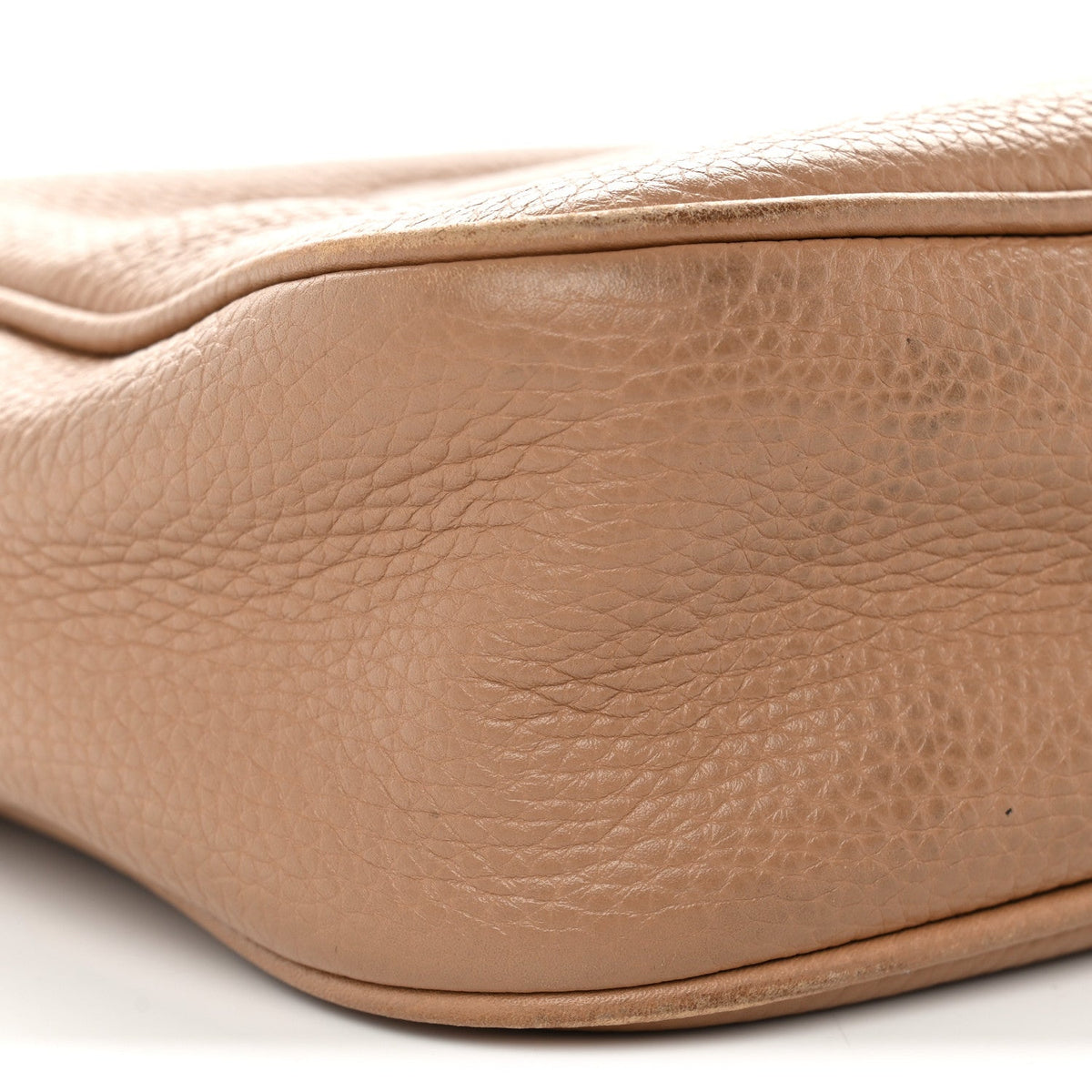 Small Calfskin Handbag - Beige