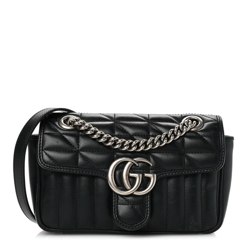 Mini Calfskin Shoulder Bag - Black