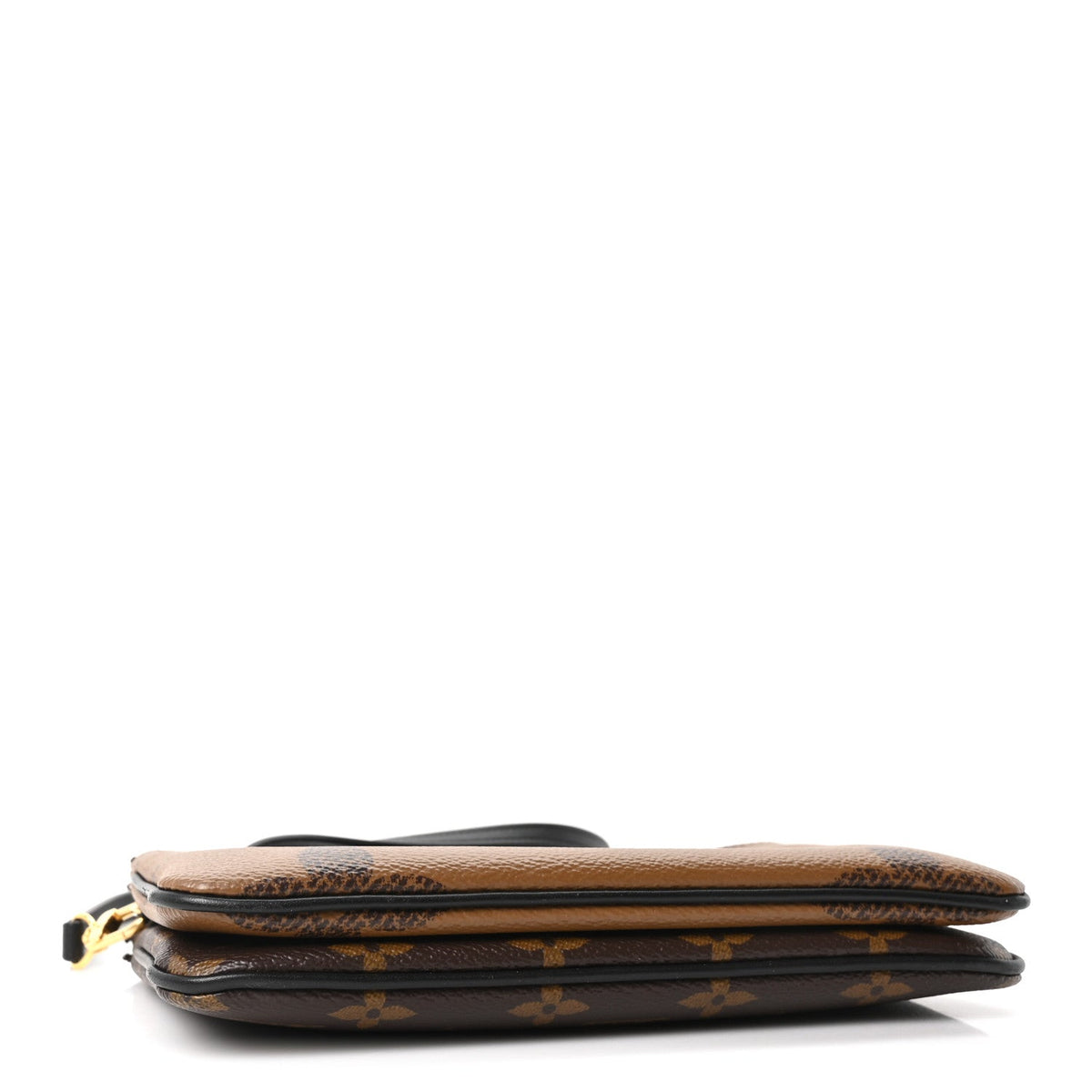 Reverse Monogram Giant Double Zip Pochet Handbag