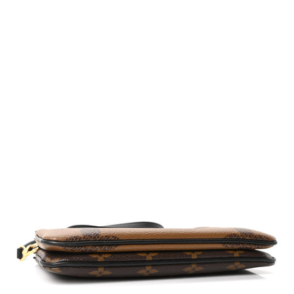 Reverse Monogram Giant Double Zip Pochet Handbag