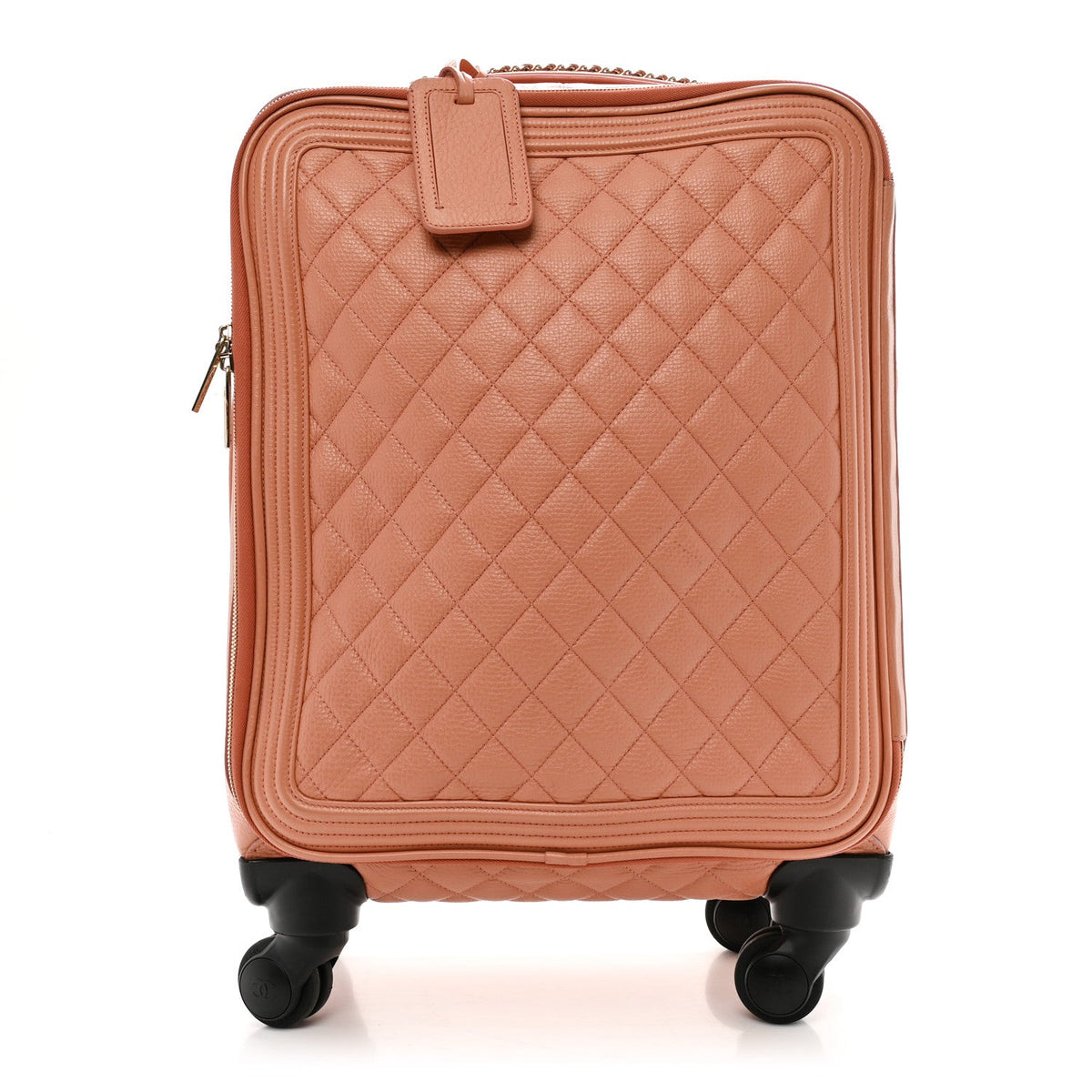 Quilted Calfskin Handbag - Pink